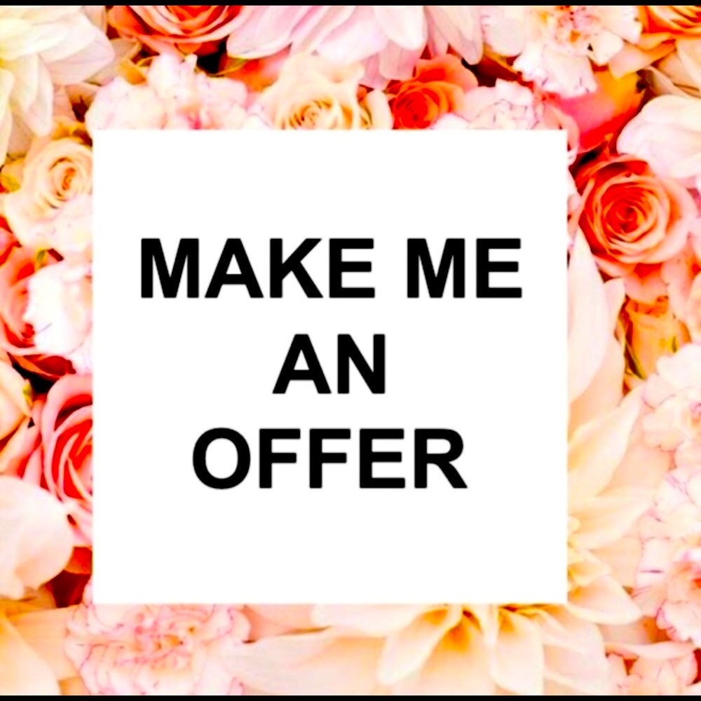 Make any offer on my Poshmark Store
